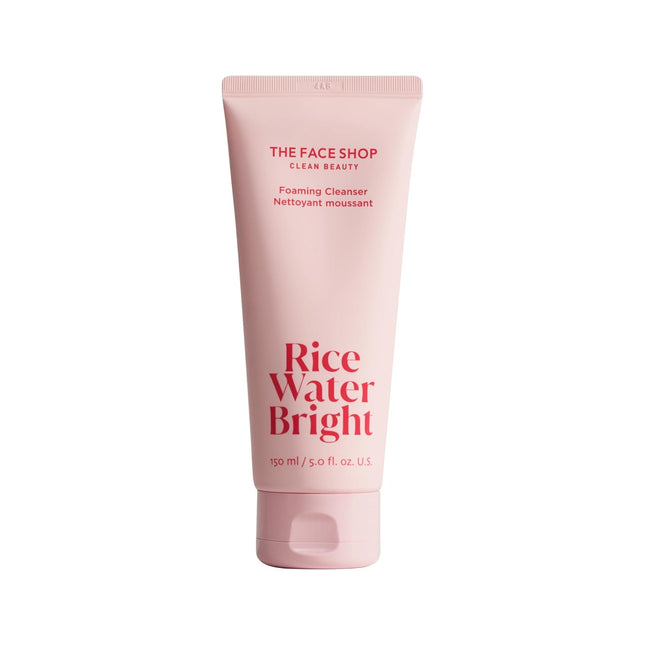 Rice Water Bright Foaming Cleanser with Ceramides for Deep Pore Hydration
