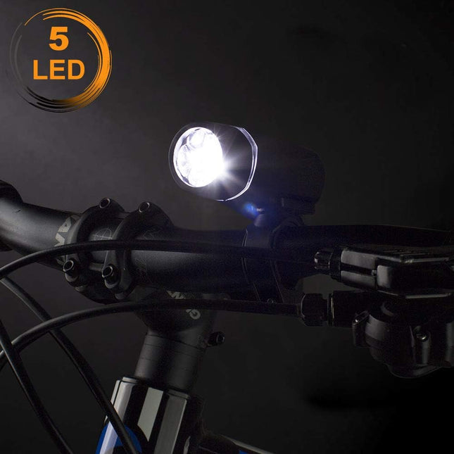 Super Bright Bike Lights – Waterproof Front & Rear Quick-Release Bicycle Set