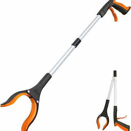 Extra Long 32 Inch Reacher Grabber Tool for Picking Up Items & Recovery