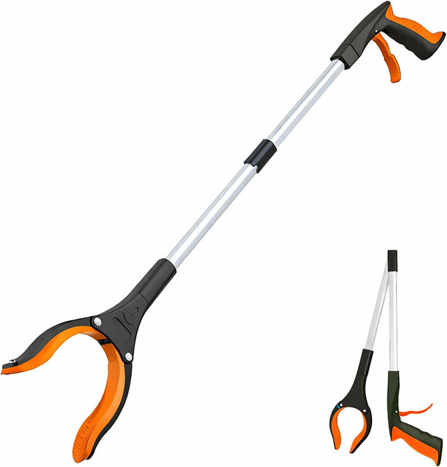 Extra Long 32 Inch Reacher Grabber Tool for Picking Up Items & Recovery
