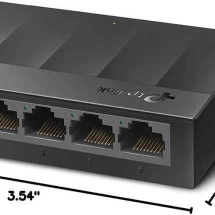 Litewave LS1005G 5-Port Gigabit Ethernet Switch, Plug & Play Network Hub