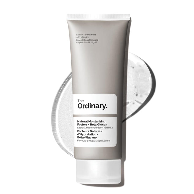 Natural Moisturizing Factors + Beta Glucan Gel Moisturizer, Lightweight Hydration 3.4oz