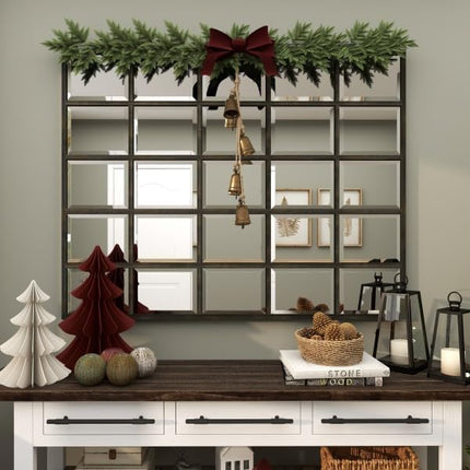 4 Metal Tibetan Cow Bells – Handmade Gold Bells on 29" Jute Hanging Rope