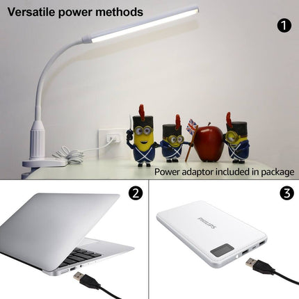 LED Clamp Table Lamp – Modern Desk Lamp for Office, Home, Dorm