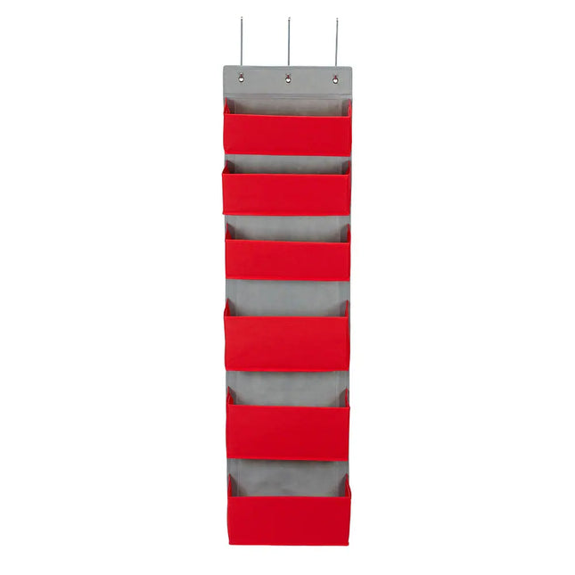 6 Pocket Over the Door Organizer – 7x15x57 Inch Hanging Storage Rack