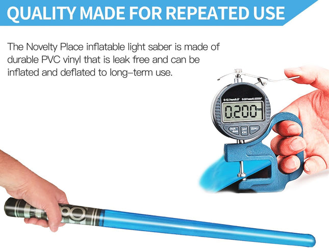 8-Pack Inflatable Light Saber Toys – Party Favors for Kids’ Birthdays & Cosplay