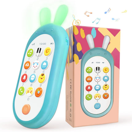 Baby Cell Phone Toy – Sensory Learning, 12 Functions, Lights & Sounds