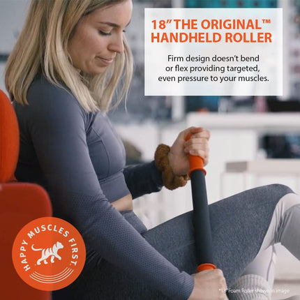 18in Massage Stick Roller Deep Tissue Foam Massager for Legs Neck Back Made USA