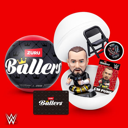 WWE Ballers Series 1 Mystery Capsule 2 Pack by ZURU Collectible Figures