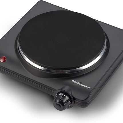 1000W Electric Countertop Burner – Cast Iron, 7 Heat Settings, Portable