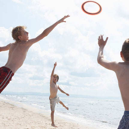 3 Pack Soft Flying Disc 11in Ring Outdoor Beach Backyard Toy Kids Adults