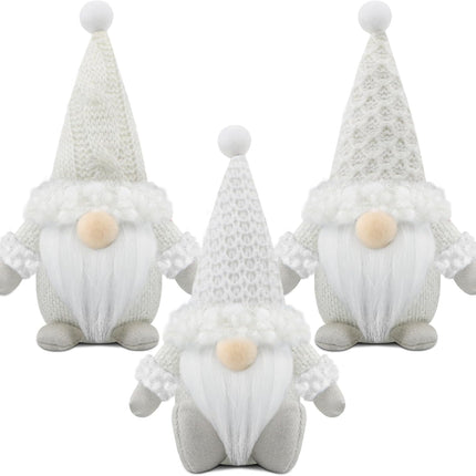3PCS Handmade Christmas Gnomes, Festive Gnome Decor for Home & Kitchen