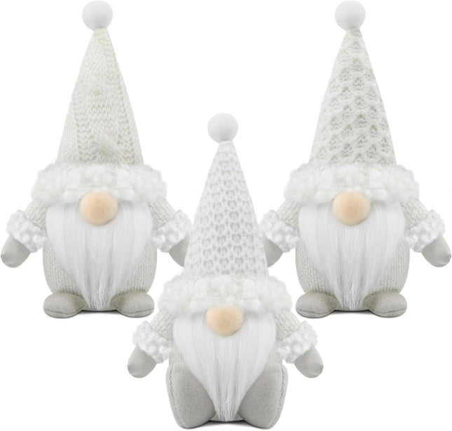 3PCS Handmade Christmas Gnomes, Festive Gnome Decor for Home & Kitchen