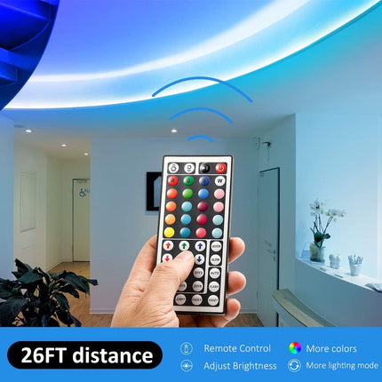 32.8FT LED Strip Lights, Color Changing Tape Lights Kit with Remote & Power Supply