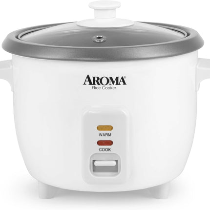 Aroma 3-Cup Rice Cooker 1.5 Qt Mini Rice Maker with Ceramic Nonstick Pot ARC-363NG