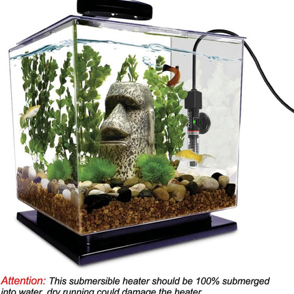 Small Fish Tank Heater – 25W Submersible for Betta Tanks, Preset 78℉