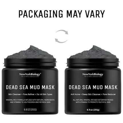 Dead Sea Mud Mask for Face & Body, 8.8oz, Pore Refining Natural Skincare