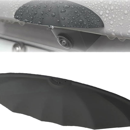 Universal Car Rear View Camera Silicone Anti-Rain Cover Non-Destructive Protective Sticker