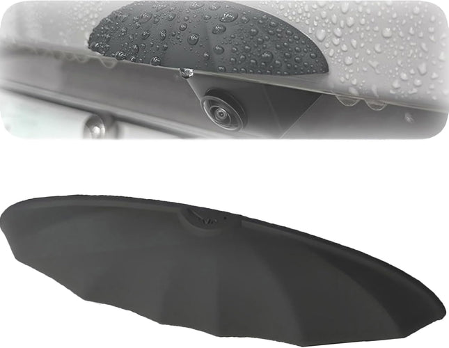 Universal Car Rear View Camera Silicone Anti-Rain Cover Non-Destructive Protective Sticker