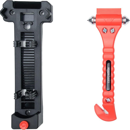 2-Pack Emergency Seat Belt Cutter & Window Hammer – Car Safety Tools (SW-835)