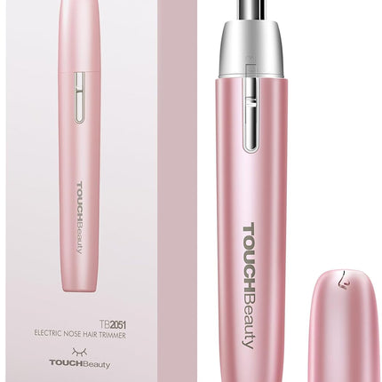 Electric Ear & Nose Hair Trimmer – Painless, Mini, Portable with Travel Case