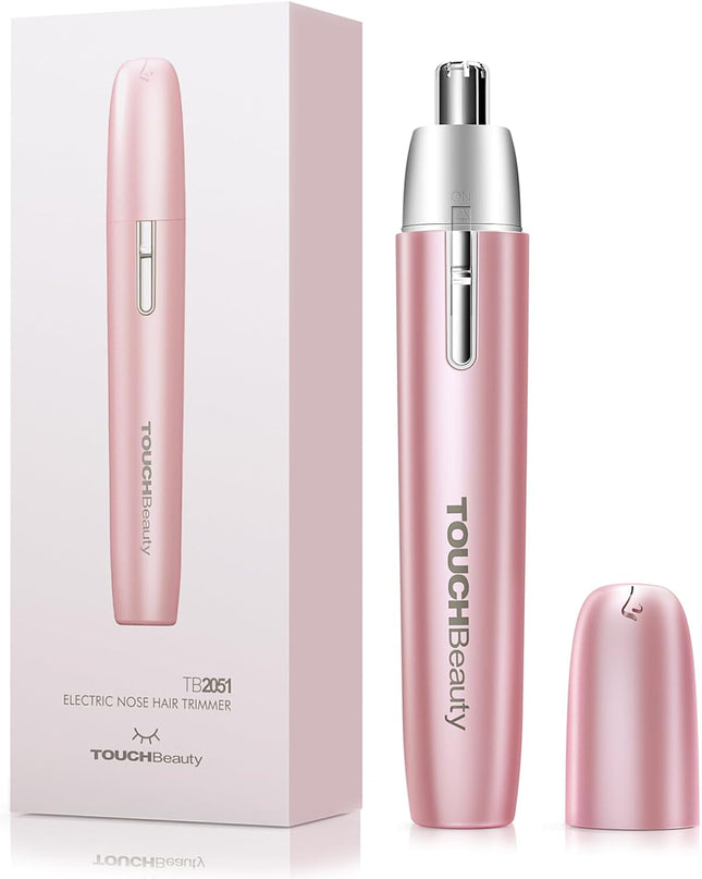 Electric Ear & Nose Hair Trimmer – Painless, Mini, Portable with Travel Case