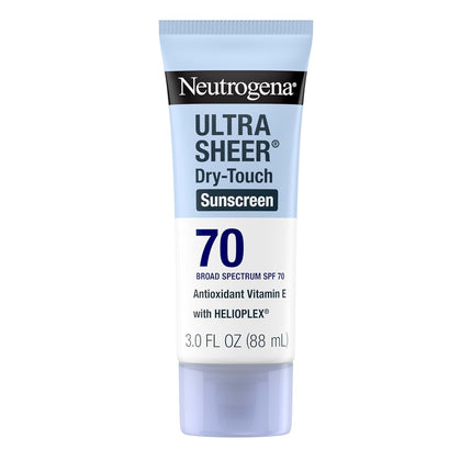 Ultra Sheer Dry-Touch Sunscreen SPF 70 – Broad Spectrum, Water Resistant