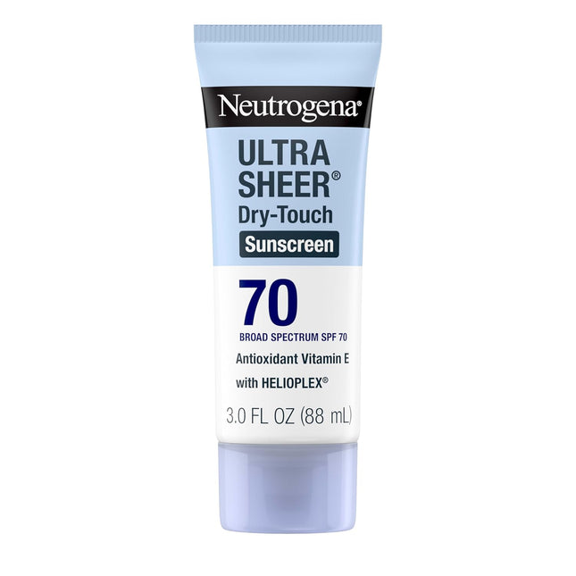 Ultra Sheer Dry-Touch Sunscreen SPF 70 – Broad Spectrum, Water Resistant