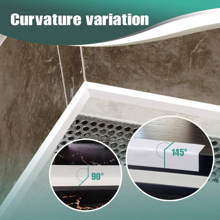 Waterproof Caulk Strip – Self-Adhesive 1.5” x 10.5ft for Toilet & Tub Edges