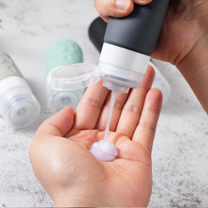 18-Pack TSA Travel Bottles – Leakproof Silicone Containers for Toiletries