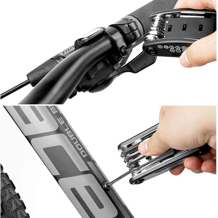 16-in-1 Bike Repair Tool Kit, Multitool with Tire Levers & Hex Wrenches for MTB