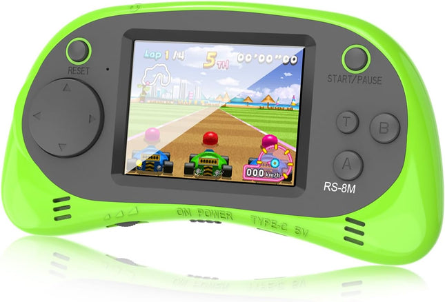 Kids Handheld Game Console – 220 Built-in Games, 2.5" IPS, Rechargeable