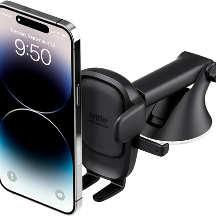 Easy One Touch Advanced Universal Car Mount – Dashboard & Windshield Phone Holder