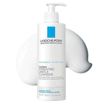 Toleriane Hydrating Face Cleanser – Niacinamide & Ceramides, Fragrance-Free