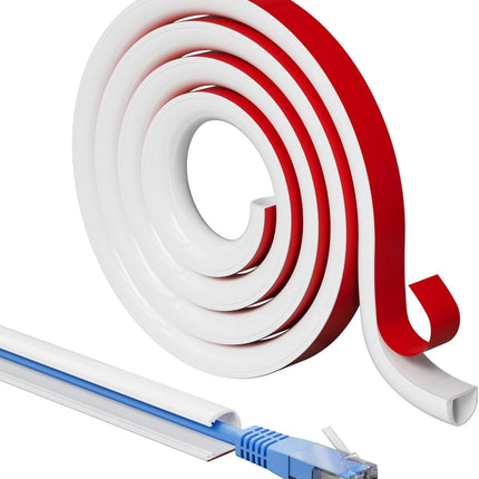 39” Cord Hider for Wall-Mounted TV – Adhesive Silicone Cable Concealer for Home & Office