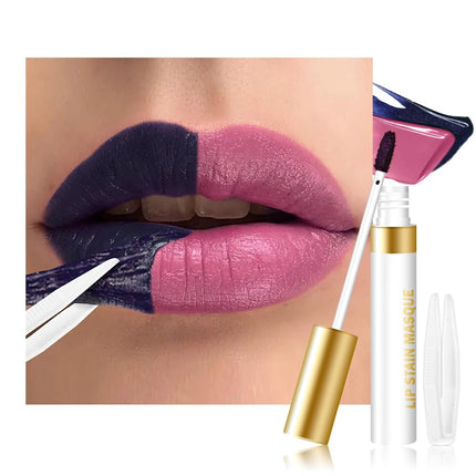 Rose Peel-Off Lip Stain – Matte, Waterproof, Long-Lasting 24H, Shade 02