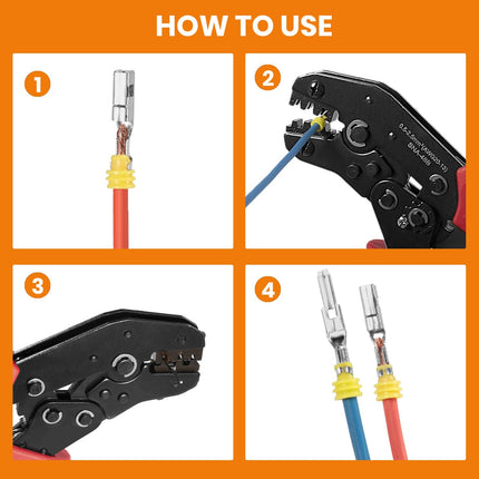 26 Types Automotive Electrical Pin Connectors – 22-14 AWG, Removal Tool, Molex, Delphi