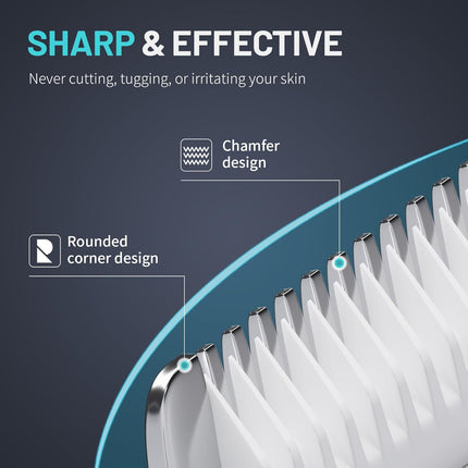 Mens Body Hair Trimmer Waterproof Pubic Ball Shaver Ceramic Blade Razor
