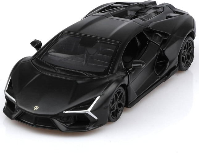 Lamborghini Revuelto Diecast Toy Car 1:36 Scale, Pull Back Model with Opening Doors