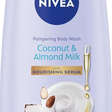 Coconut & Almond Milk Body Wash, Moisturizing with Vitamin E & ProVitamin B5