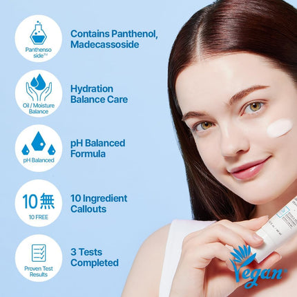 SoonJung 2x Barrier Repair Cream 2.02oz, Panthenol Madecassoside Face Moisturizer