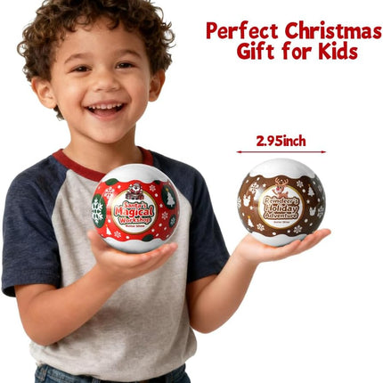4PCS Holiday Slime Kit – Stocking Stuffers & Classroom Rewards for Kids