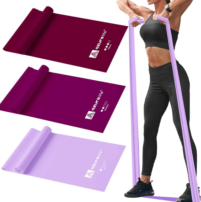 Professional Long Non-Latex Resistance Bands for Yoga, Pilates and Rehab