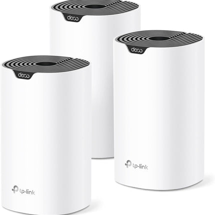 Deco S4 AC1900 Mesh WiFi System 3-Pack, Router Replacement, 5,500 Sq.ft. Range
