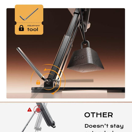 Universal Tablet Holder Stand – Portable Foldable Desk Mount for iPad Kindle Switch
