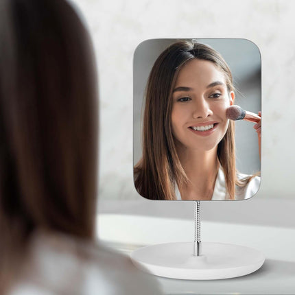 Makeup Mirror with Stand – Flexible 360° Rotation, Folding Cosmetic Mirror