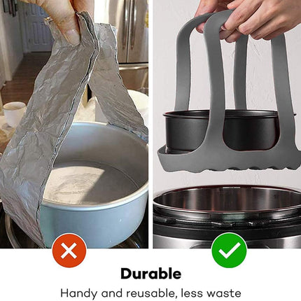 Pressure Cooker Sling for 3Qt Instant Pot, Silicone Bakeware Lifter Steamer Rack