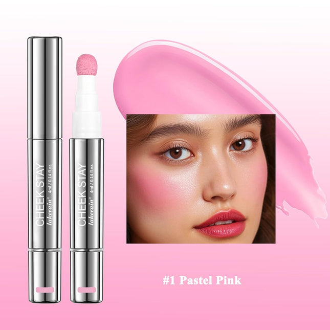 Liquid Blush Pastel Pink High Pigment Buildable Dewy Finish Cheek Makeup