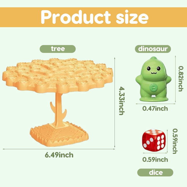 Dinosaur Balance Tree Game Two Player Strategy Board Game Party Gift