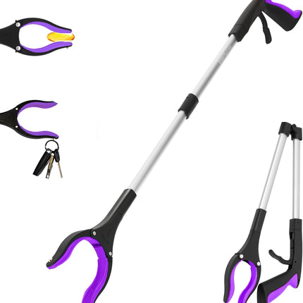 Long Reach Grabber Tool with Magnet Swivel Head for Seniors Mobility Aid